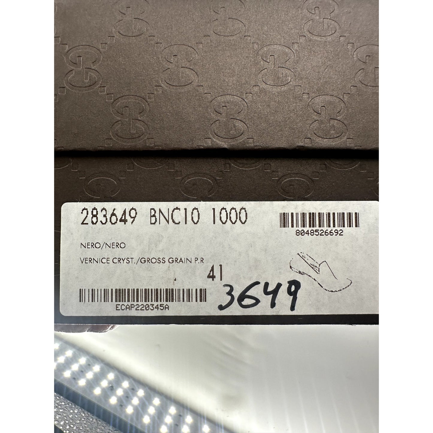 Gucci Patent Leather Slip-On Flats Loafers