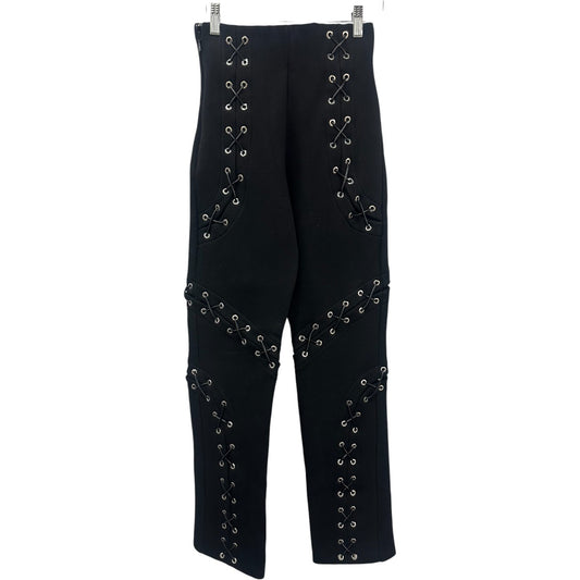 Manière De Voir Black Cotton Blend Outfit Set