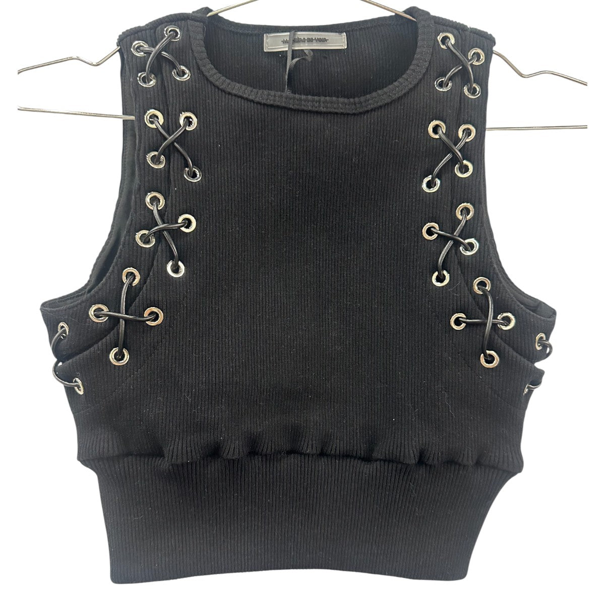 Manière De Voir Black Cotton Blend Outfit Set