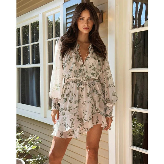Misa Los Angeles Floral Print Almaha Mini Dress