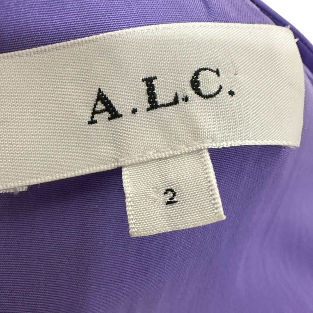 A.L.C. Satin Cut-Out Pleated Moira Maxi A-Line Dress Bellflower