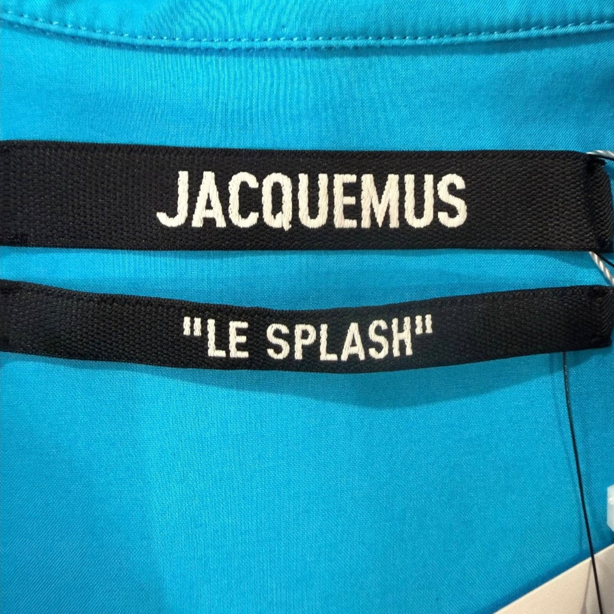 Jacquemus La Chemise Capri Cropped Asymmetric Hem Shirt