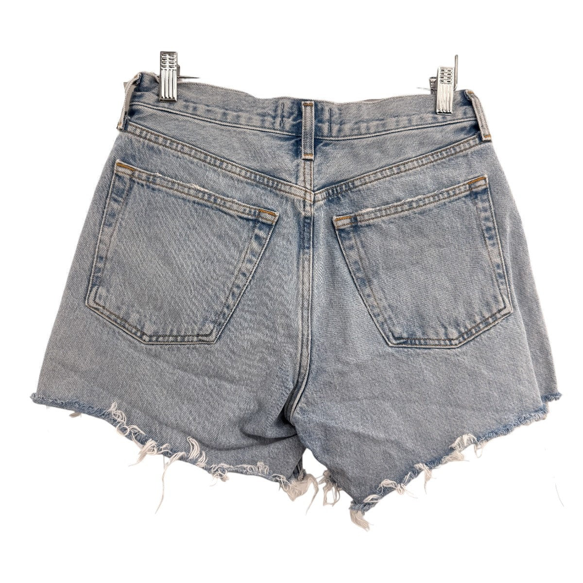 Agolde Cotton Denim Parker Vintage Cutoff Shorts