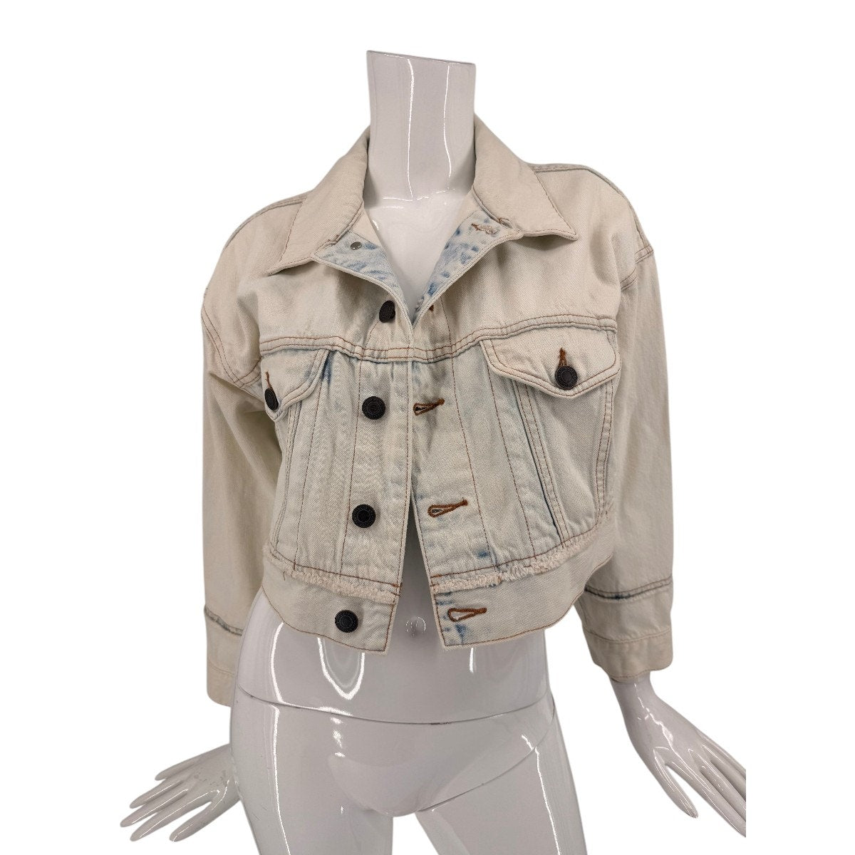 Marc Jacobs Cotton Oversized Cropped Denim Jacket