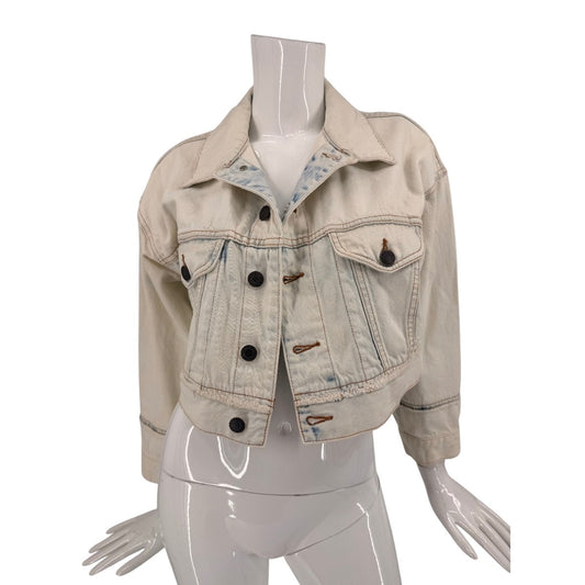 Marc Jacobs Cotton Oversized Cropped Denim Jacket