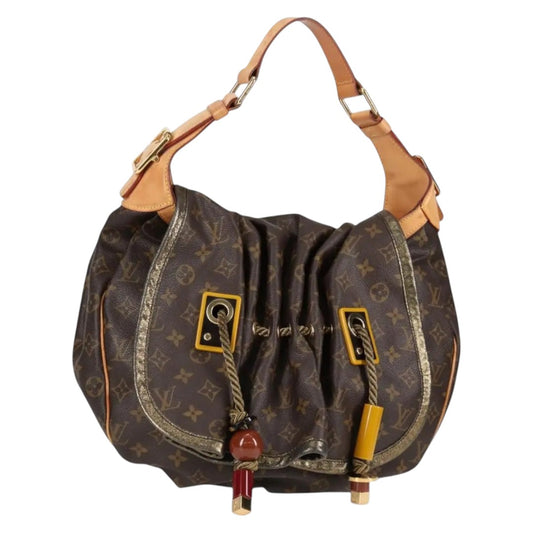 Louis Vuitton Limited Edition Monogram Canvas Kalahari Shoulder Bag Brown