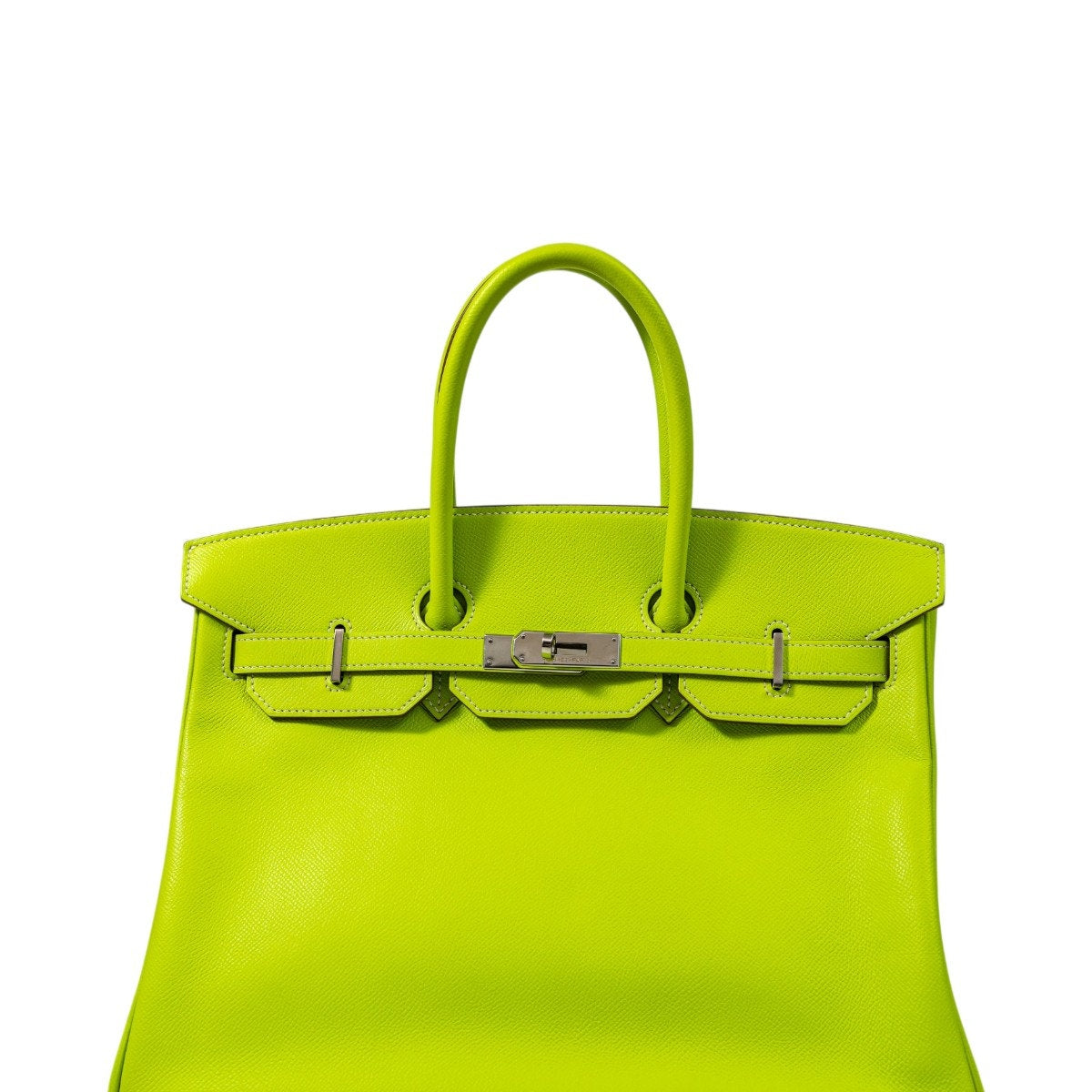 HERMES BIRKIN Epsom Leather PHW Kiwi Size 35