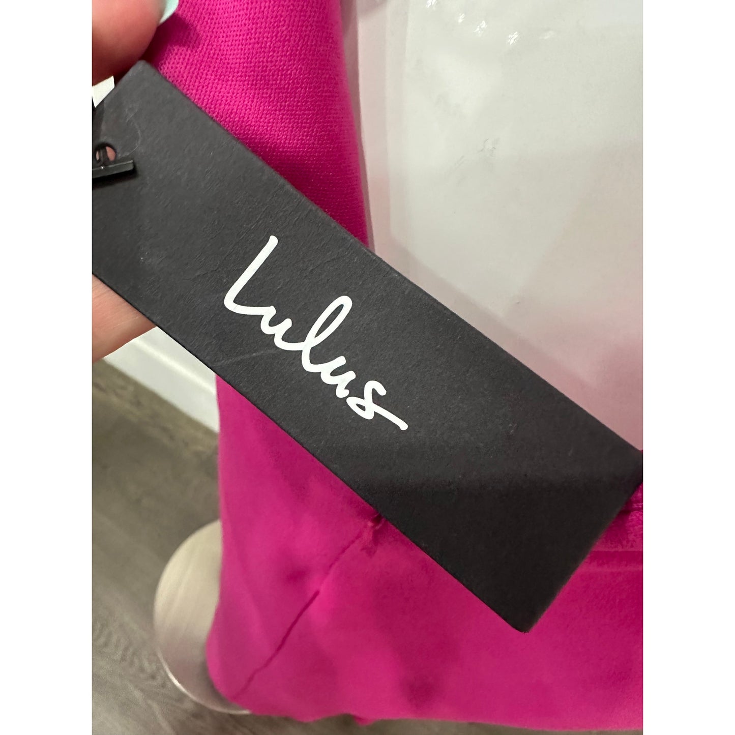 Lulus Keep It Interesting Asymmetrical Cutout Halter Maxi Dress Hot Pink