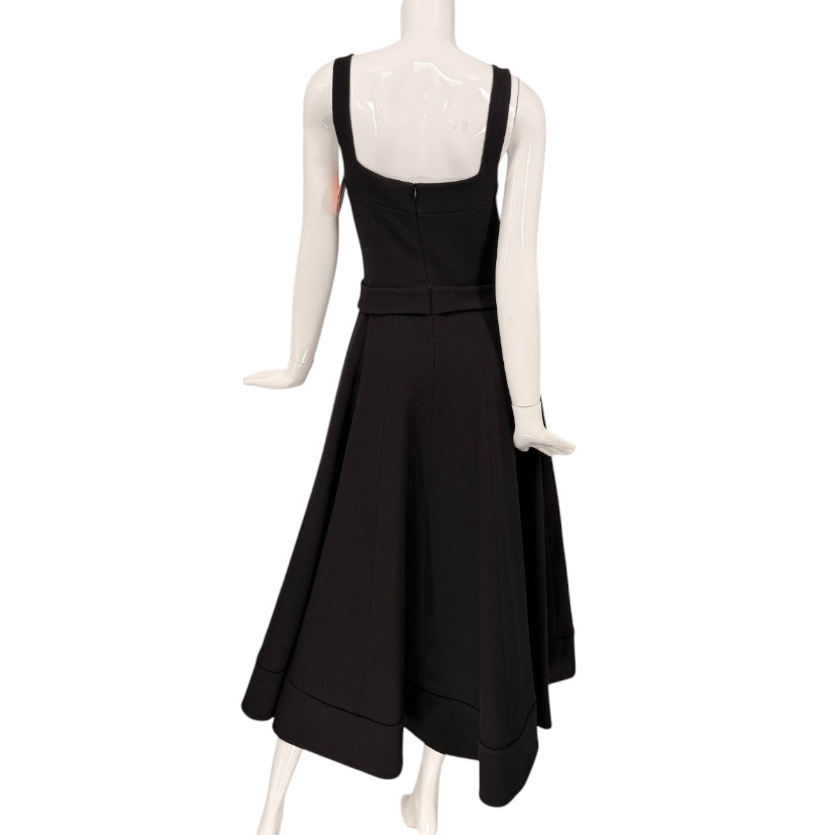 Alexis Wool Button Accent Fior Pleated Midi Dress