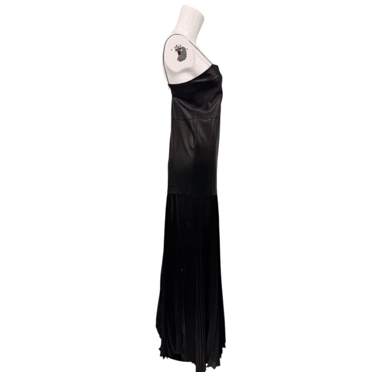 Alexis Faux Leather Kaleena Pleated Maxi Dress