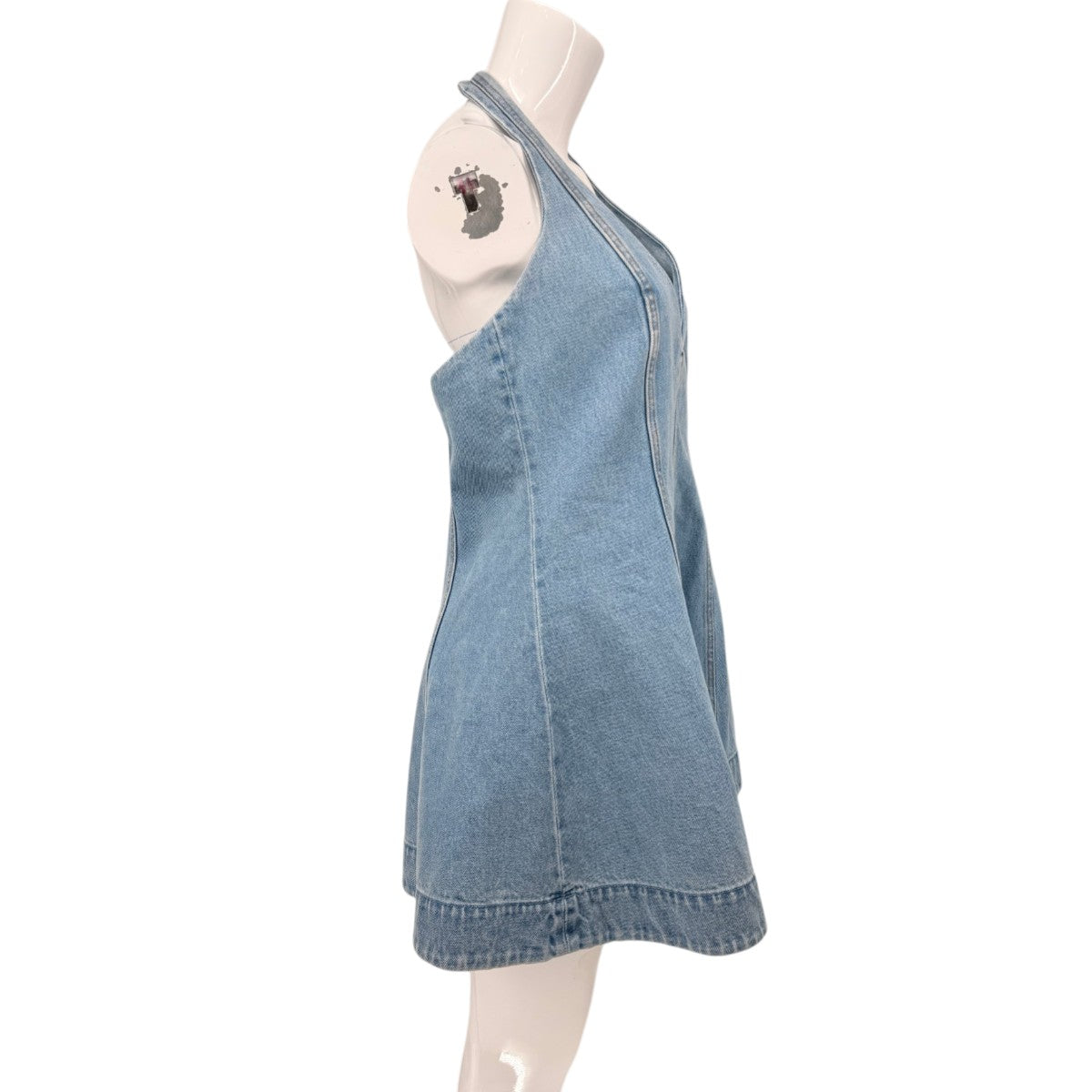 Retrofete Cotton Denim Renfri Mini Dress