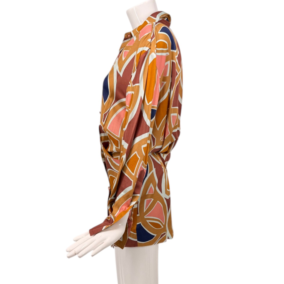 Alexis Abstract Print Alessandro Mini Shirt Dress