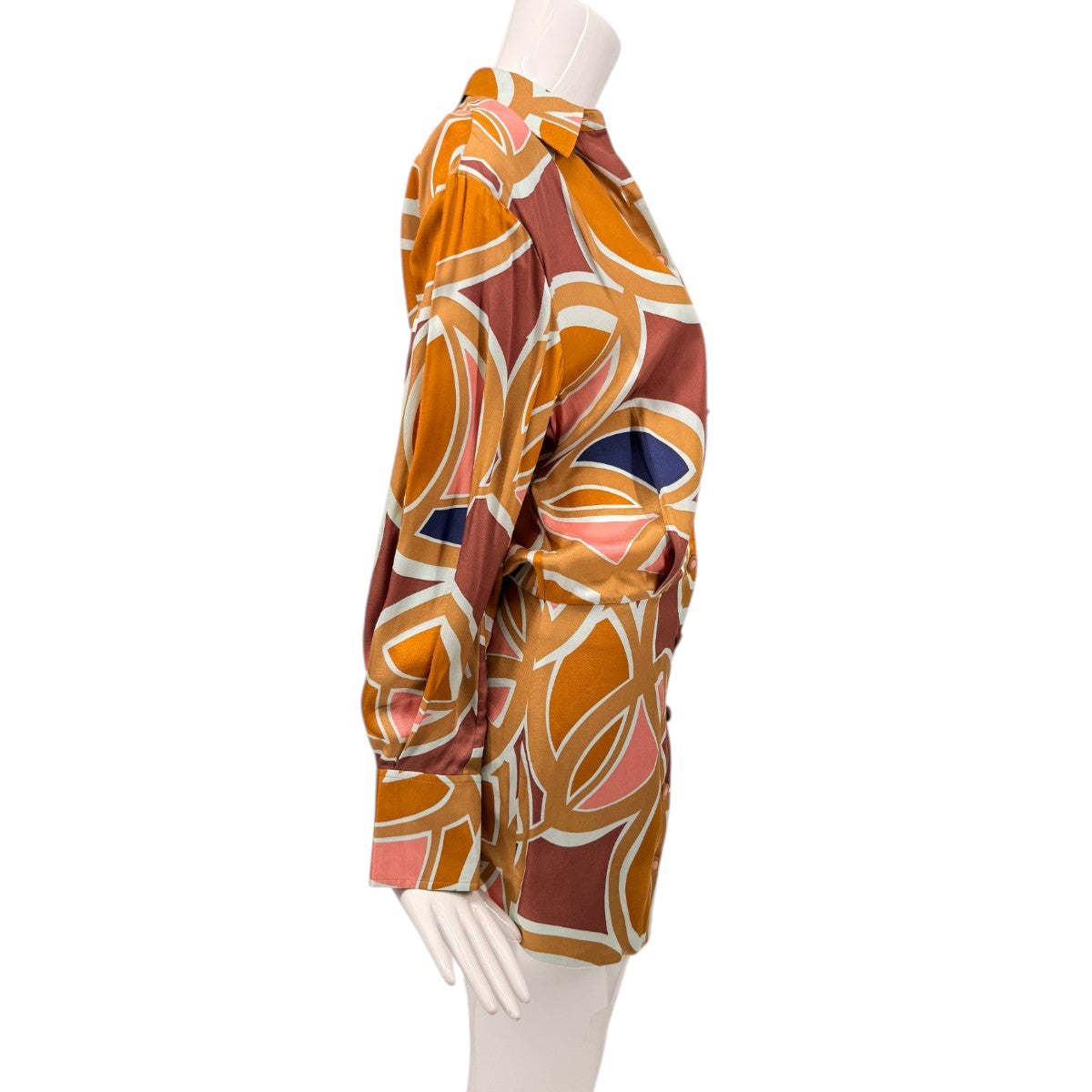 Alexis Abstract Print Alessandro Mini Shirt Dress