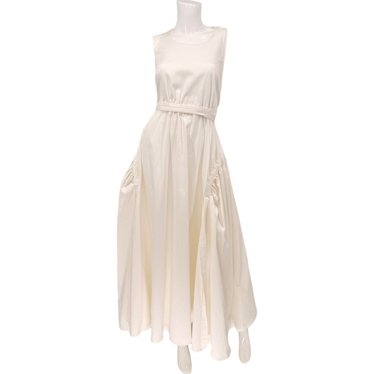 Alexis Cotton Blend Versaille Poplin Midi Dress