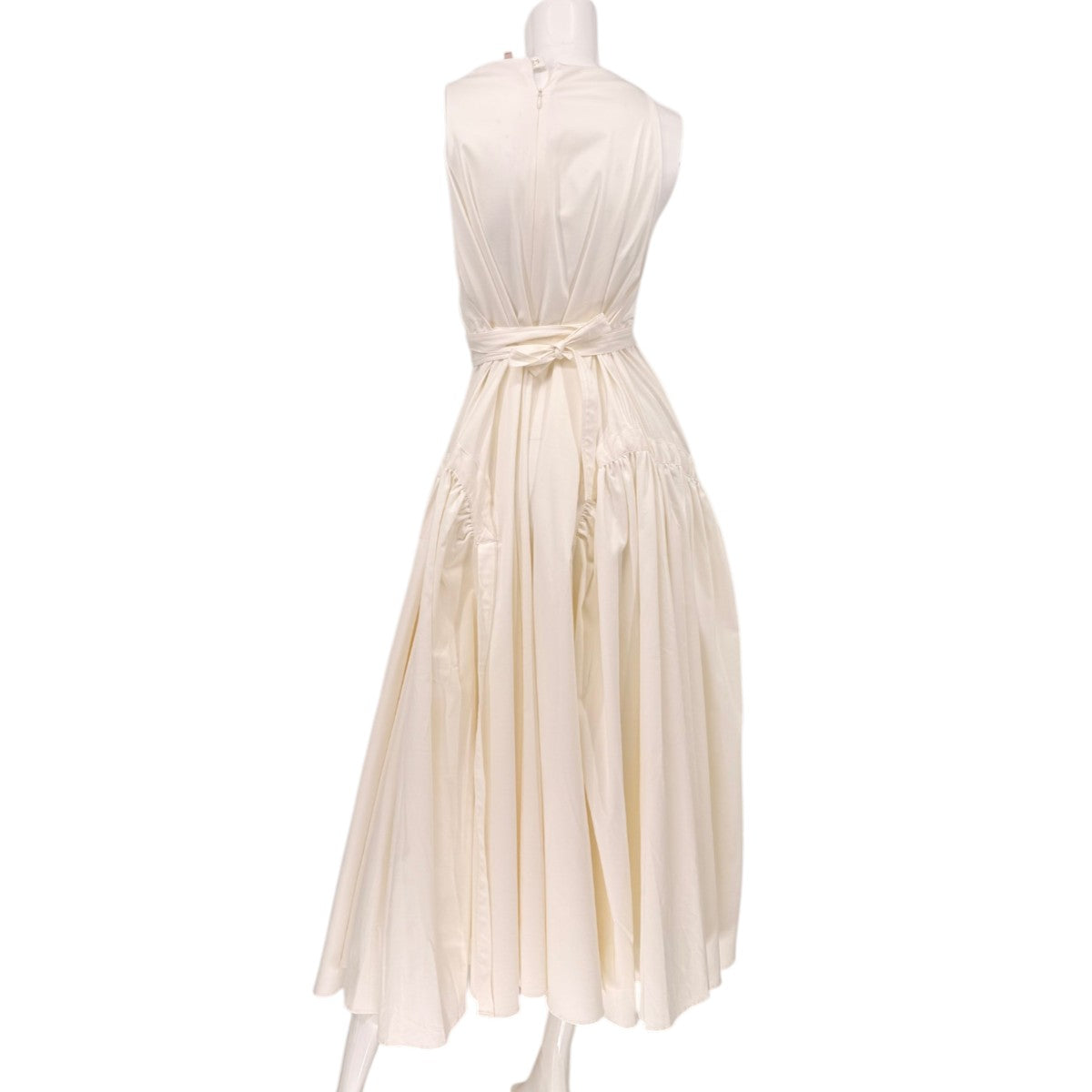 Alexis Cotton Blend Versaille Poplin Midi Dress