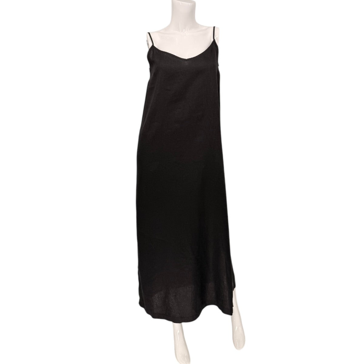 Saks Fifth Avenue Linen Side Slit Midi Dress