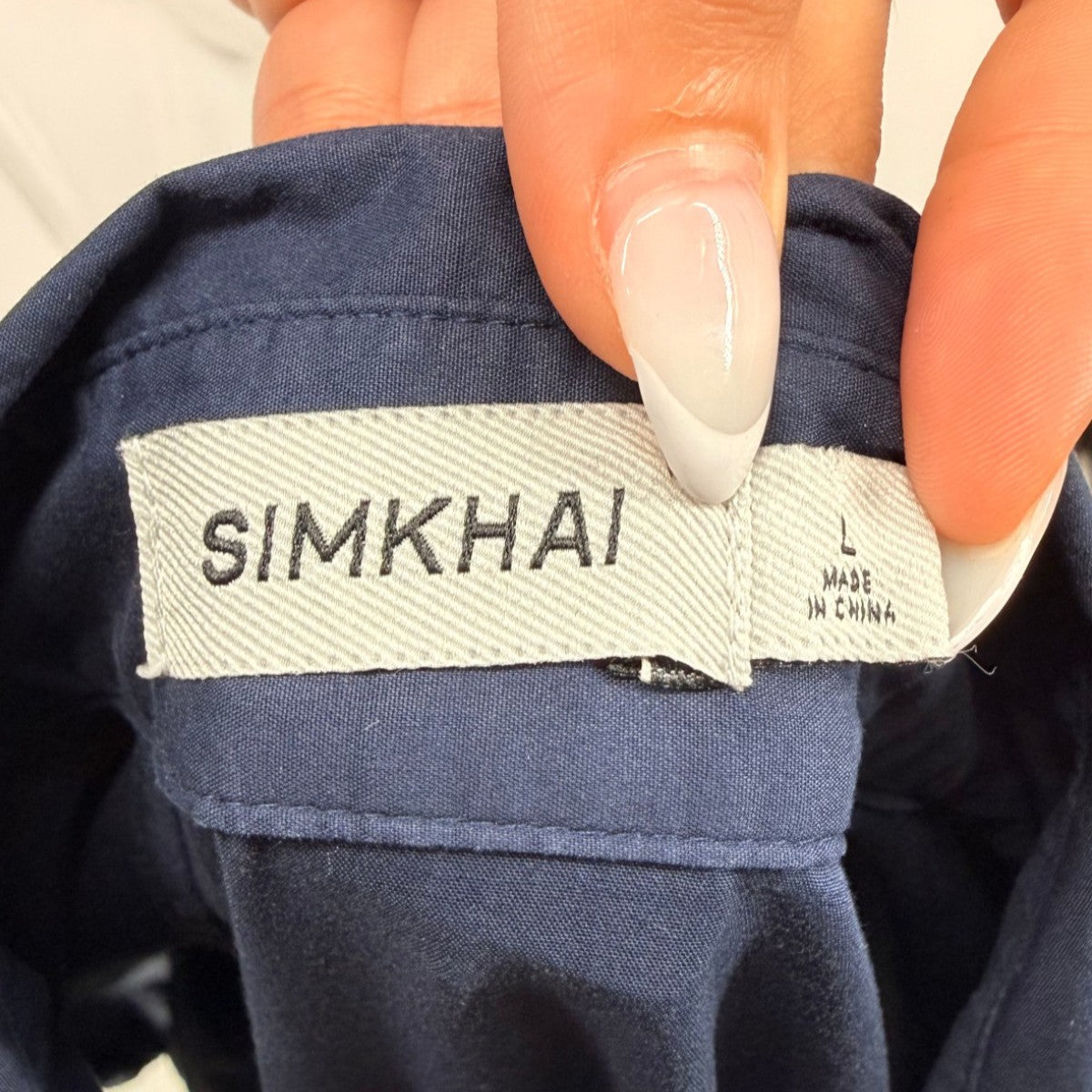Simkhai Cotton Blend Crissy Mini Shirt Dress
