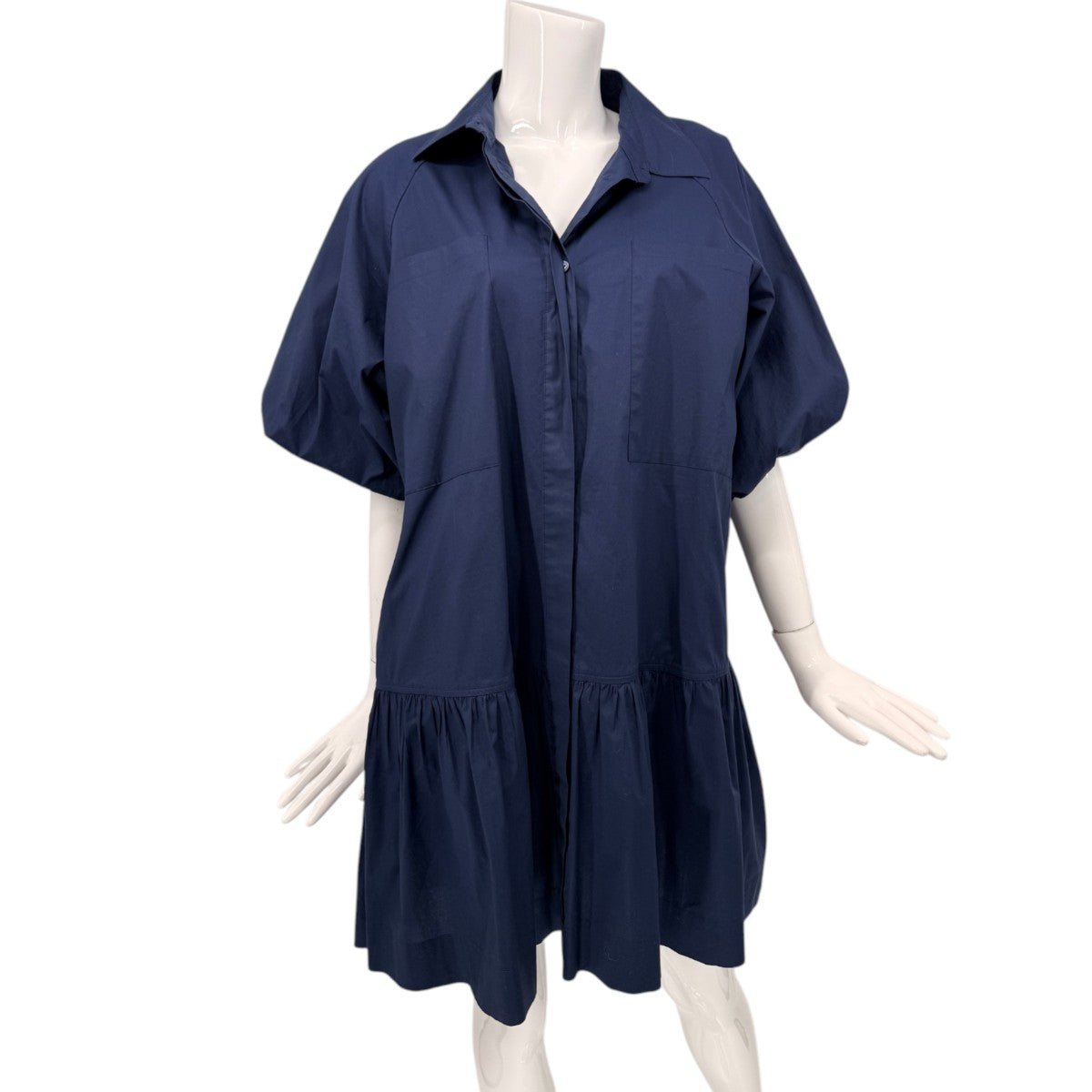 Simkhai Cotton Blend Crissy Mini Shirt Dress
