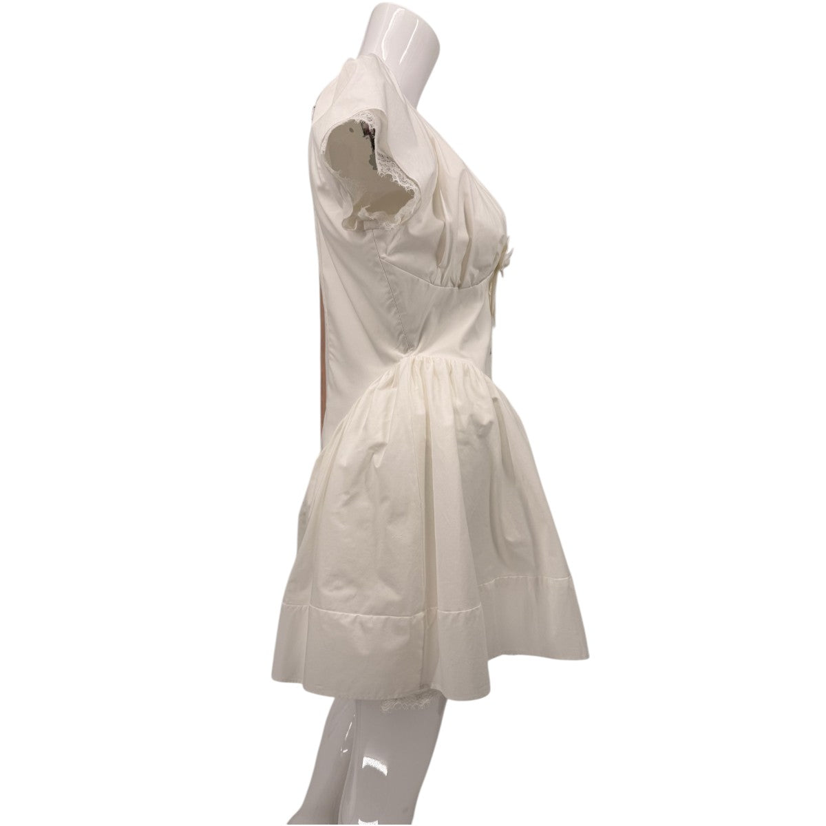 House of CB Cotton Emiliana Bow Mini Dress