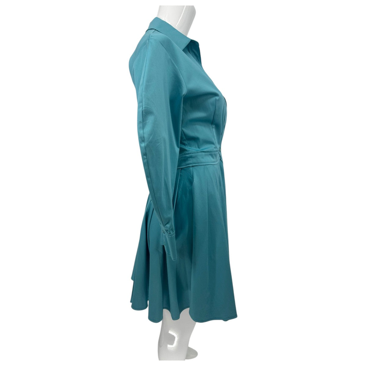 Alexis Cotton Blend Mirielle Button Up Pleated Mini Dress