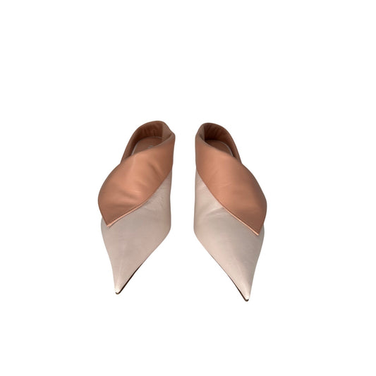 Ferragamo Leather Littyn 55 Pointed Toe Booties