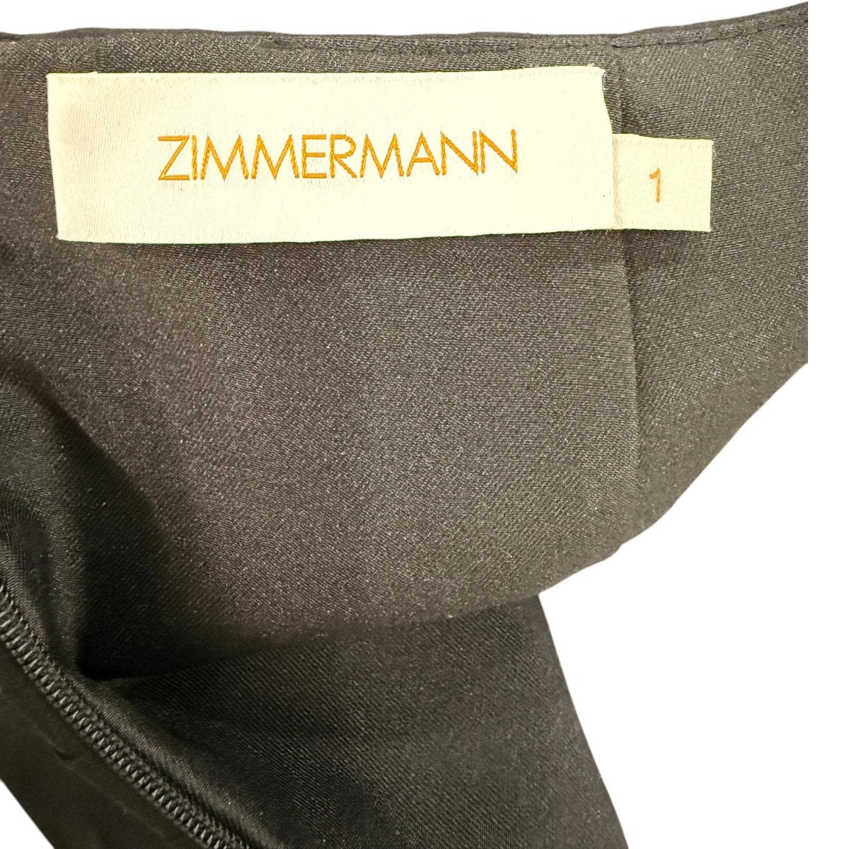 Zimmermann Silk Floral Lace Illustration Cut out Maxi Dress Black Women's Size 1