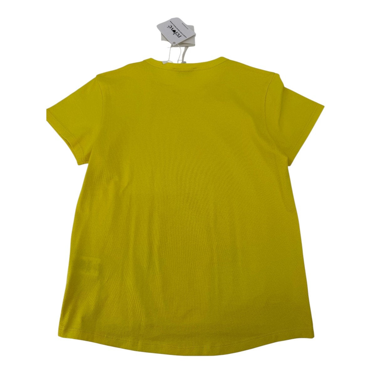 Givenchy Kids Yellow Logo Crew Neck Short Sleeve T-Shirt