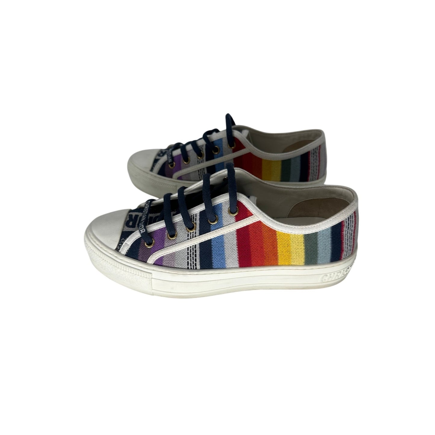 Christian Dior Multicolor Canvas Walk'N'Dior Sneakers