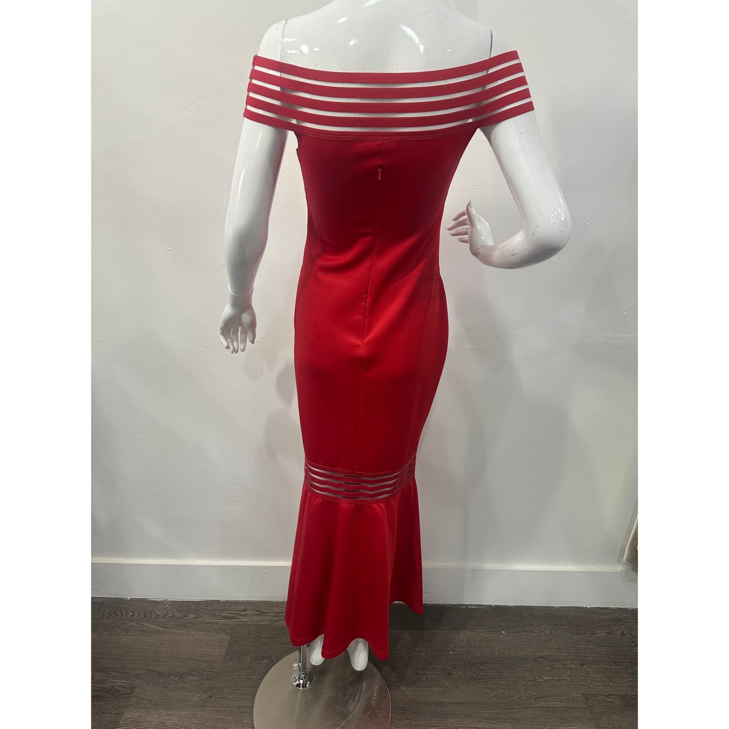 Venus Off-the-Shoulder Maxi Mermaid Dress Women's