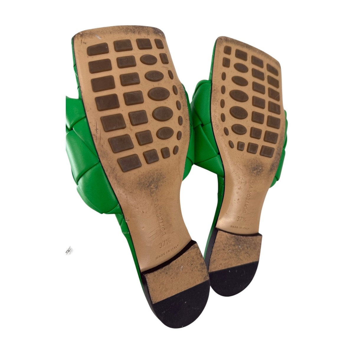 *Bottega Veneta Nappa Leather Intrecciato Lido Flat Sandals