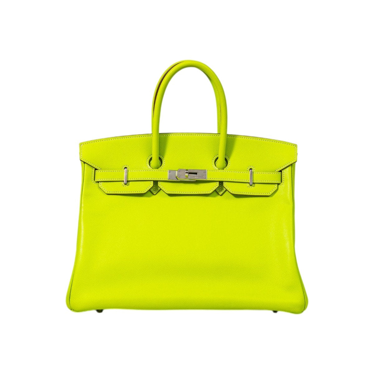 HERMES BIRKIN Epsom Leather PHW Kiwi Size 35