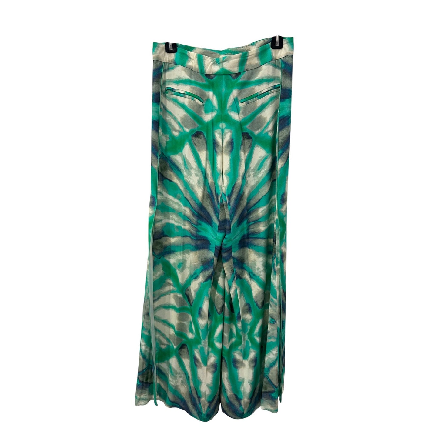 Alexis Tie Dye Eres Button-Up Top Wide Leg Andy Pants Green Kaleidoscope