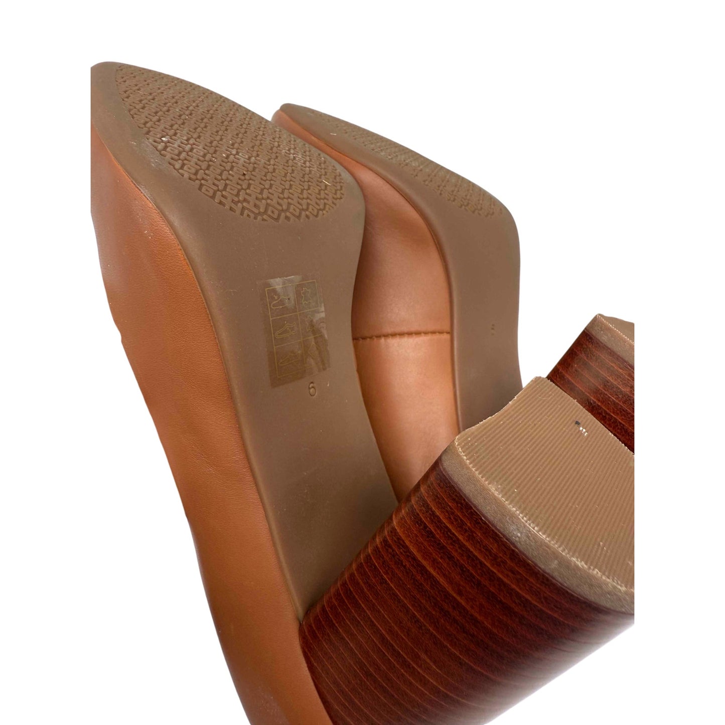 Tory Burch Leather TT Logo Janey Block Heel Pumps