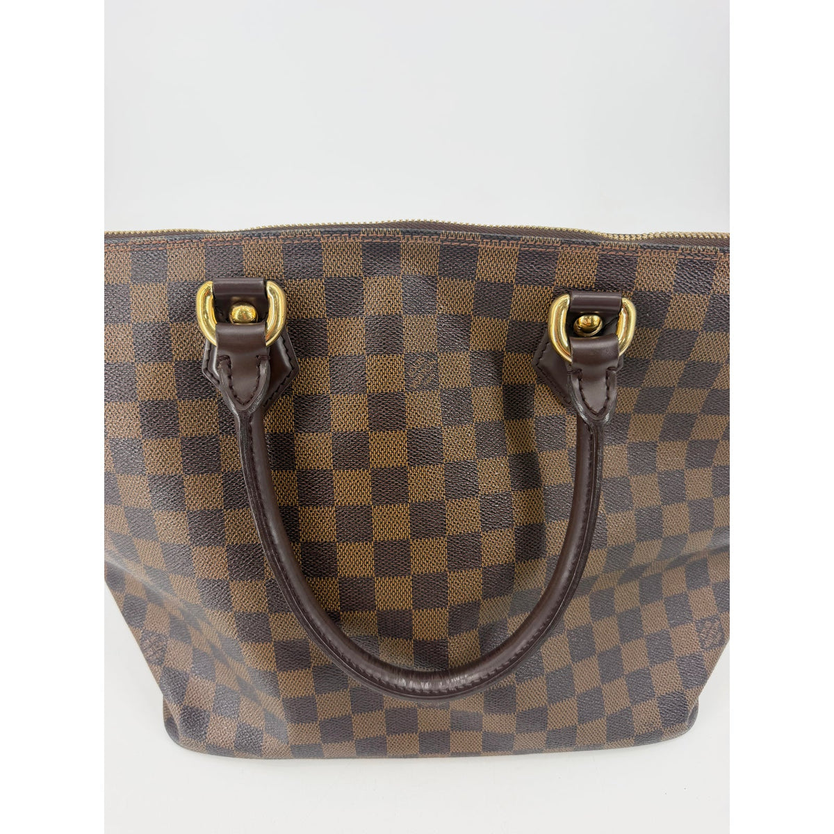 Louis Vuitton Damier Ebene Saleya Tote Brown