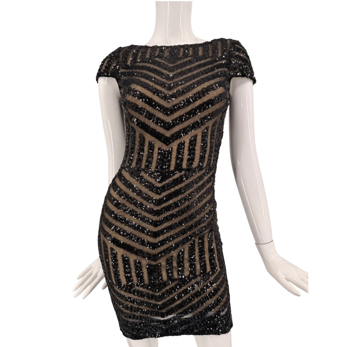 Dress the Population Sequined Tabitha Sheath Mini Dress