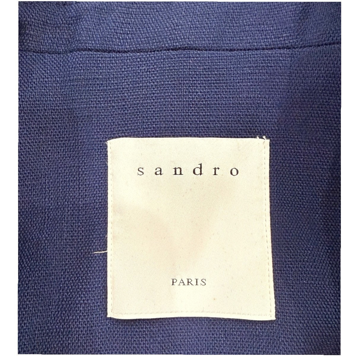 Sandro Paris Double Breasted Gold Button Blazer