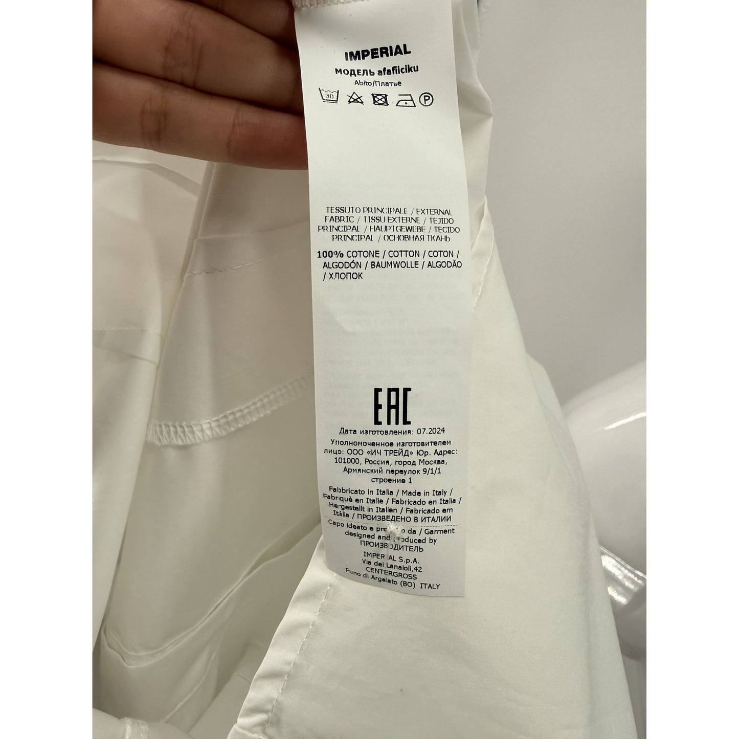 Imperial Afafiic Button Front Sleeveless Shirt Mini Dress White Size Medium