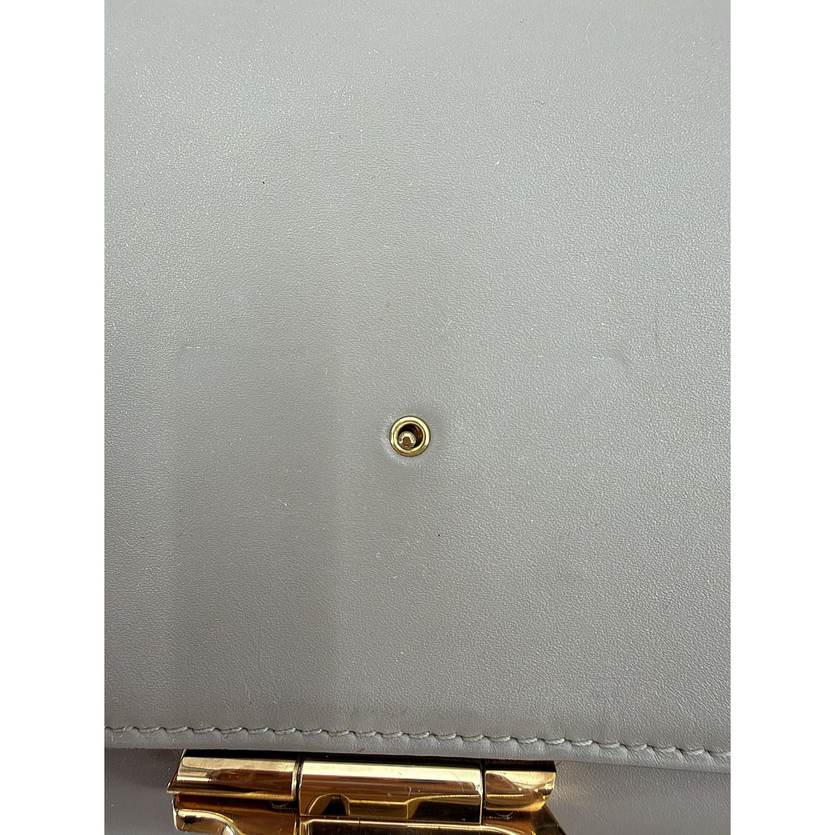 Louis Vuitton Chain Louise MM Taupe Calfskin Gold LV Flap Chain Shoulder Bag