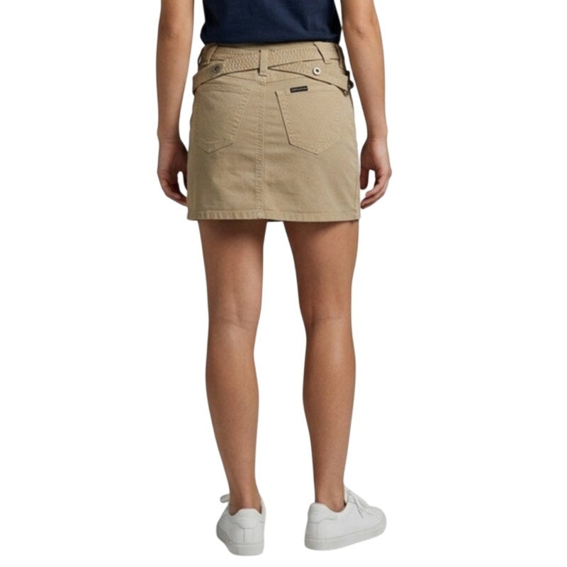 Dolce & Gabbana Cotton Blend Cargo Belted Mini Skirt
