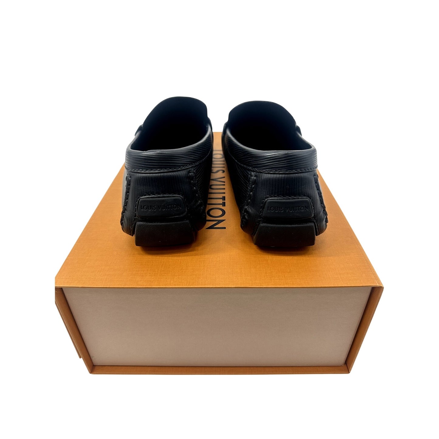 Louis Vuitton Calf Leather Epi Grained LV Logo Monte Carlo Moccasin Loafers