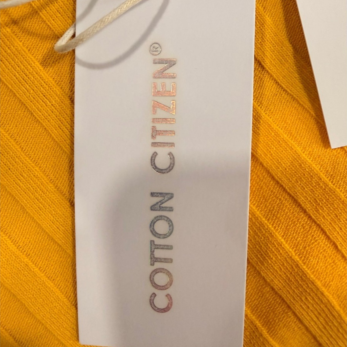 Cotton Citizen Ribbed Stretch Button Front Capri Crop Cardigan