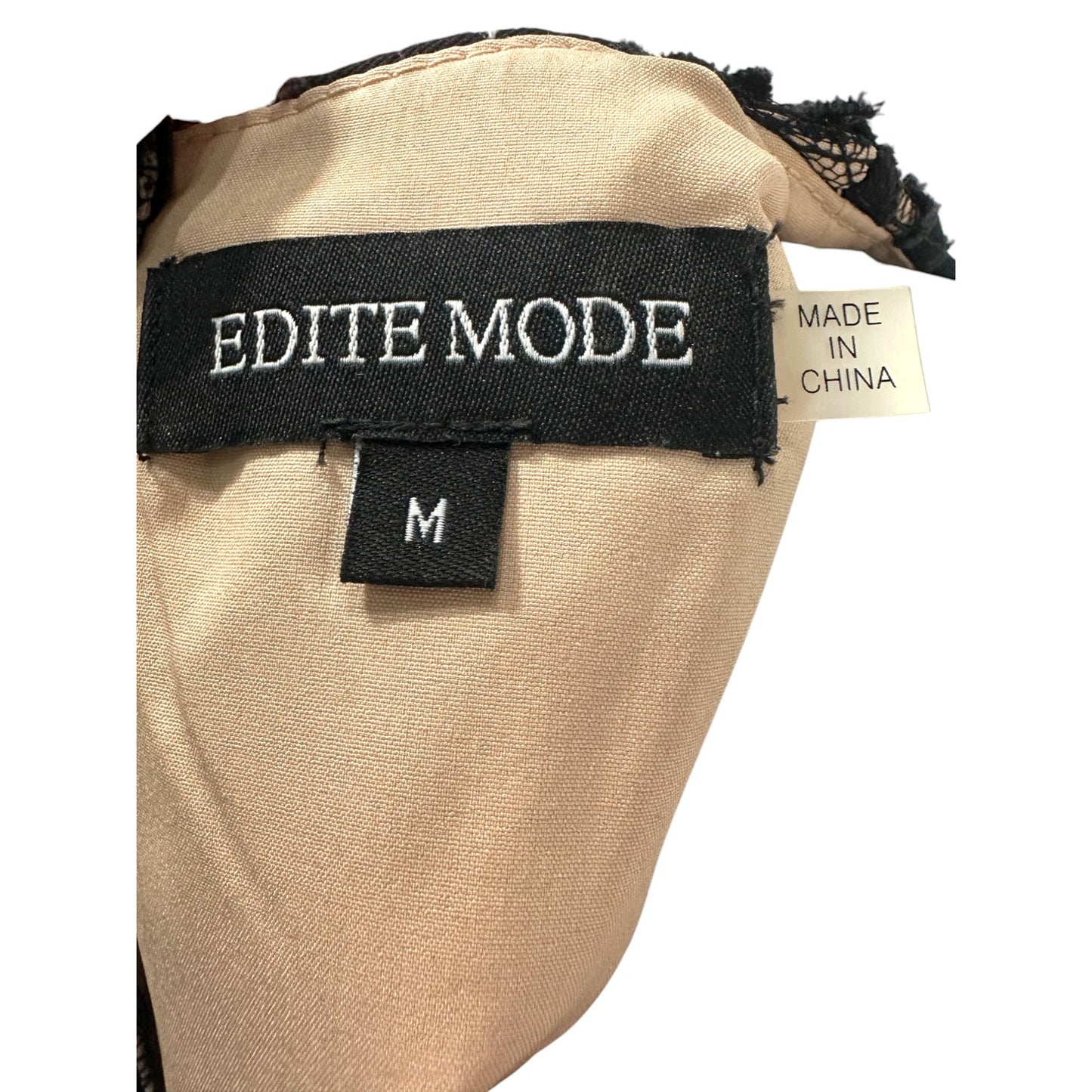 Edite Mode Elegant Floral Lace Layered Ruffle Mini Dress Women's