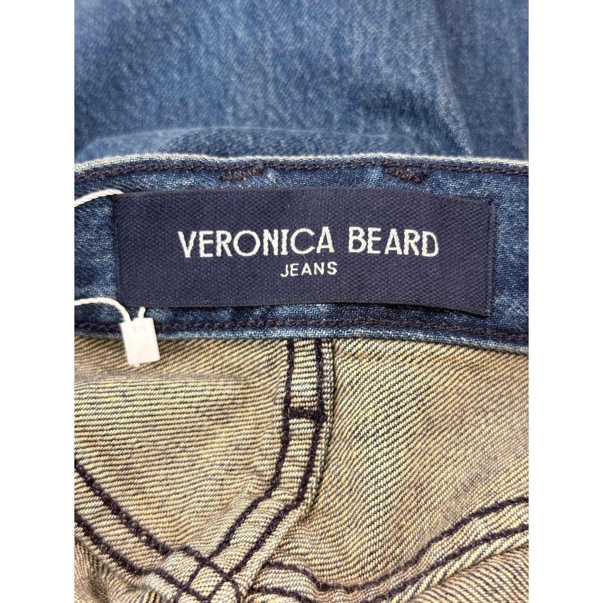 Veronica Beard Taylor Relaxed High Rise Wide Leg Jeans Northern Lights