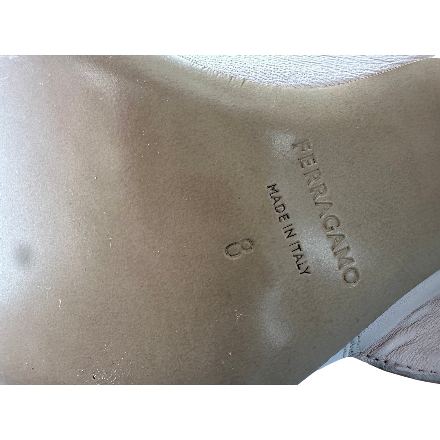 Ferragamo Leather Littyn 55 Pointed Toe Booties