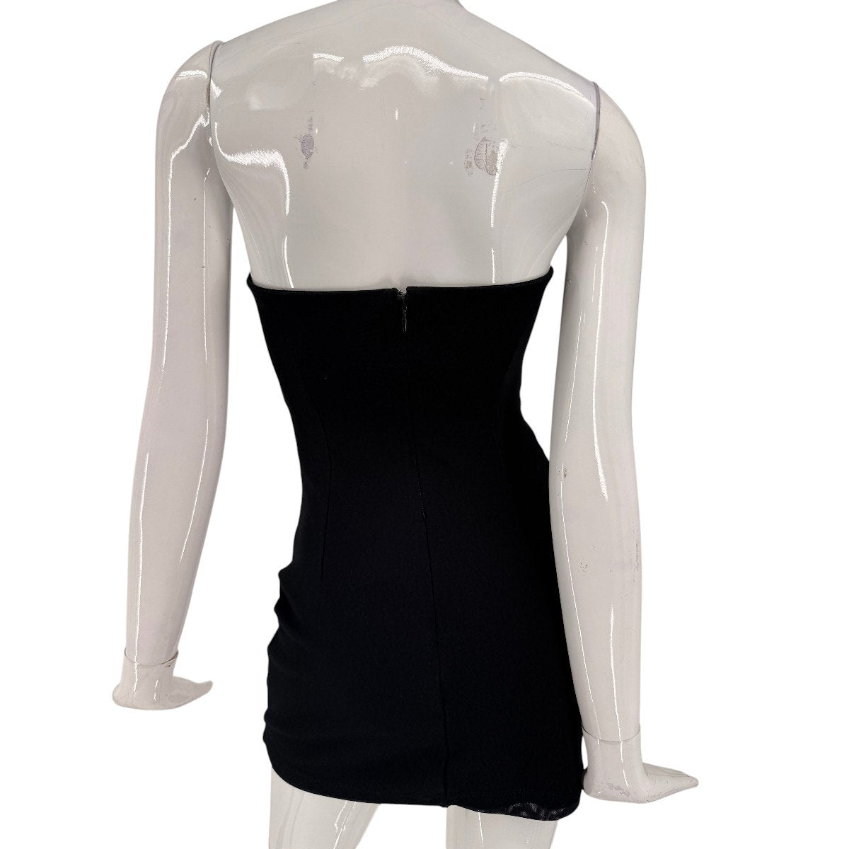 NBD Marianna Rose Applique Strapless Cutout Mini Dress