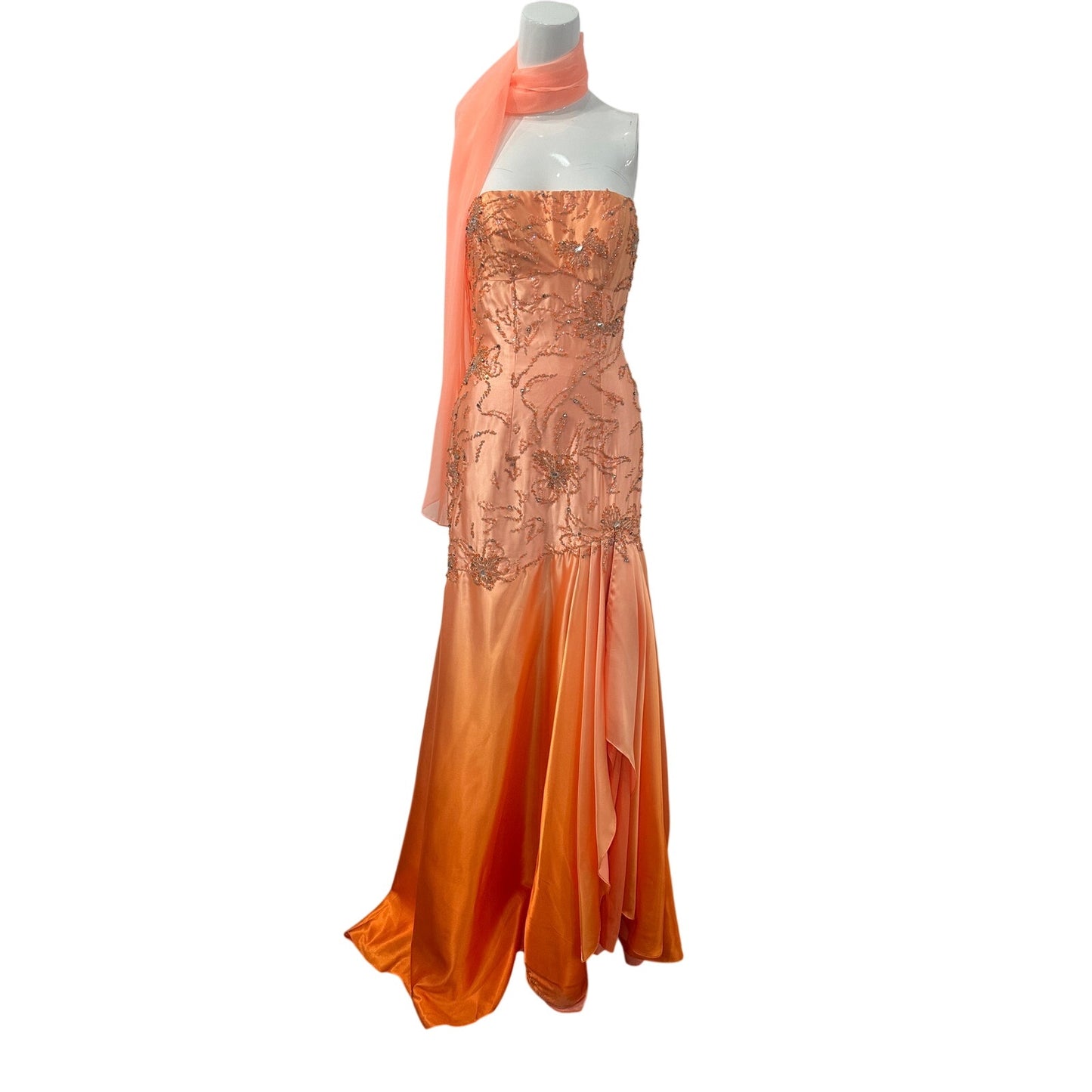 Jovani Couture Beaded Strapless Evening Gown NWT
