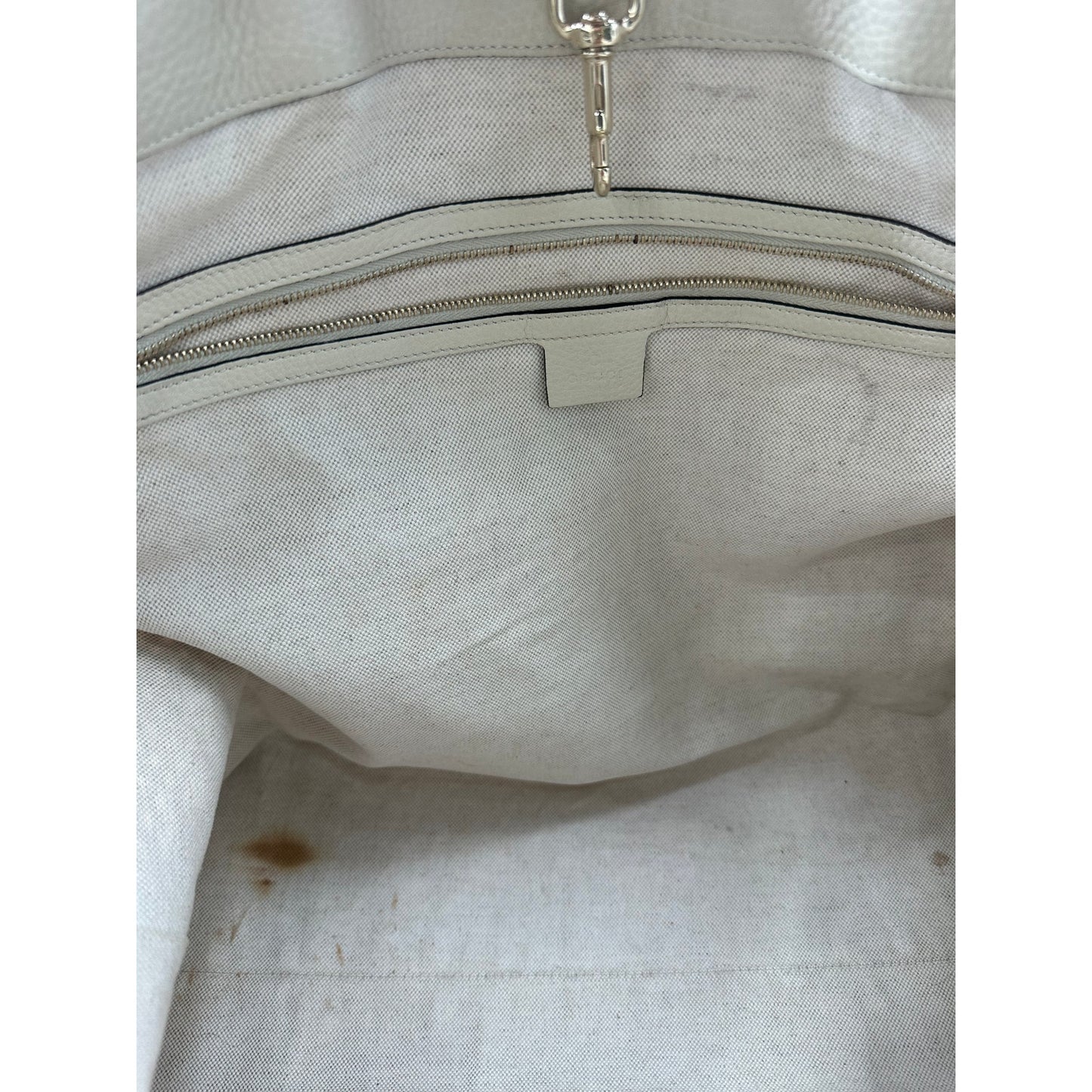Gucci Raffia Straw Mesh Bamboo Handle Tote Bag