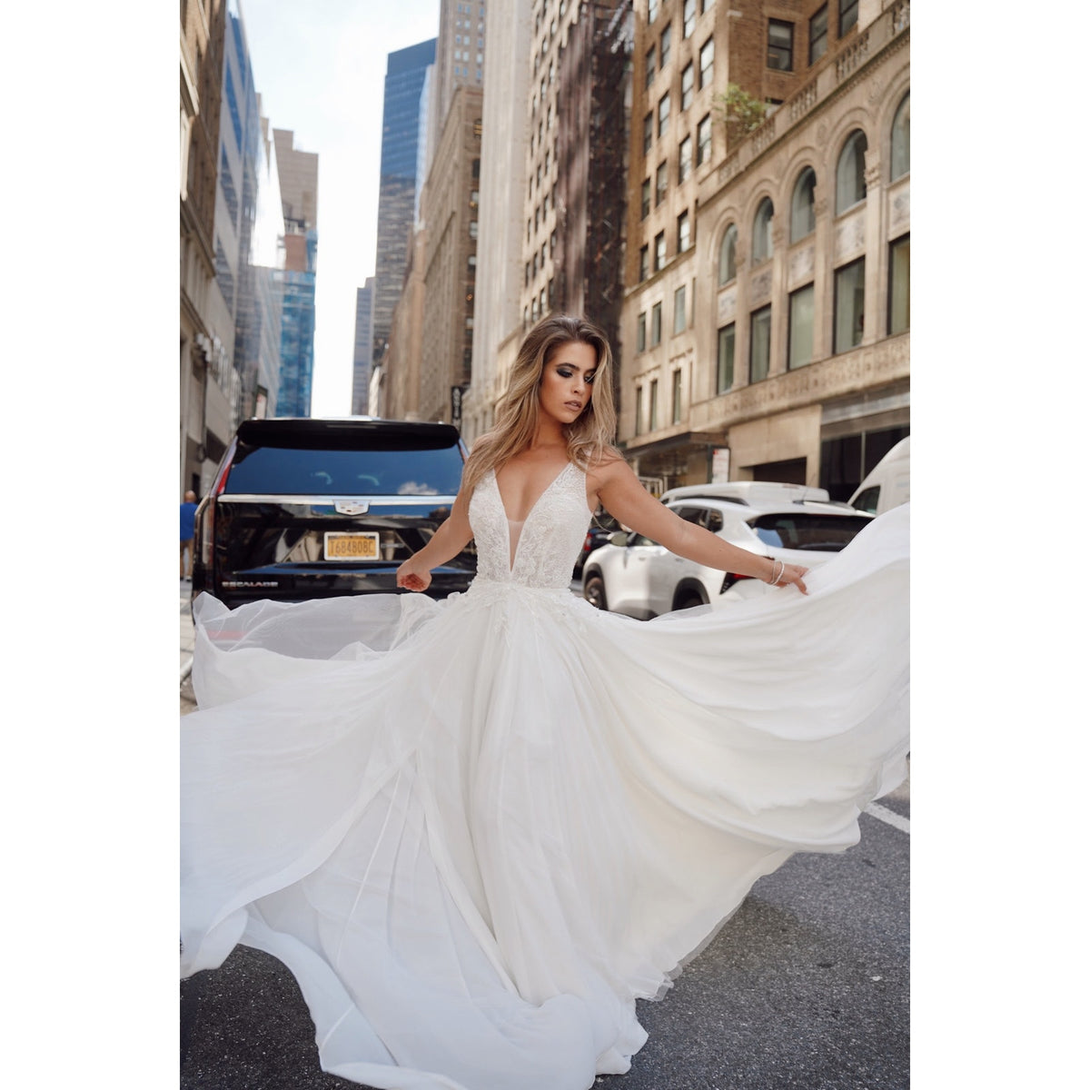 Donata by Rosa Clará Lace Tulle A-Line Wedding Dress