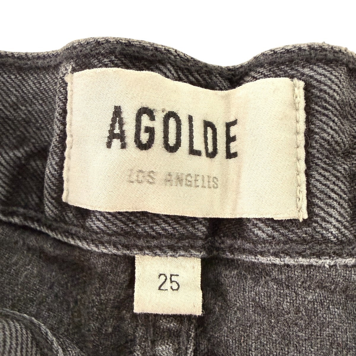 Agolde Cotton Denim Parker Vintage High-Rise Cut Off Shorts