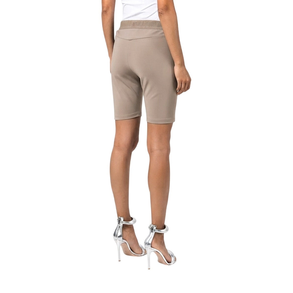 Givenchy Logo Waistband Stretch Biker Shorts